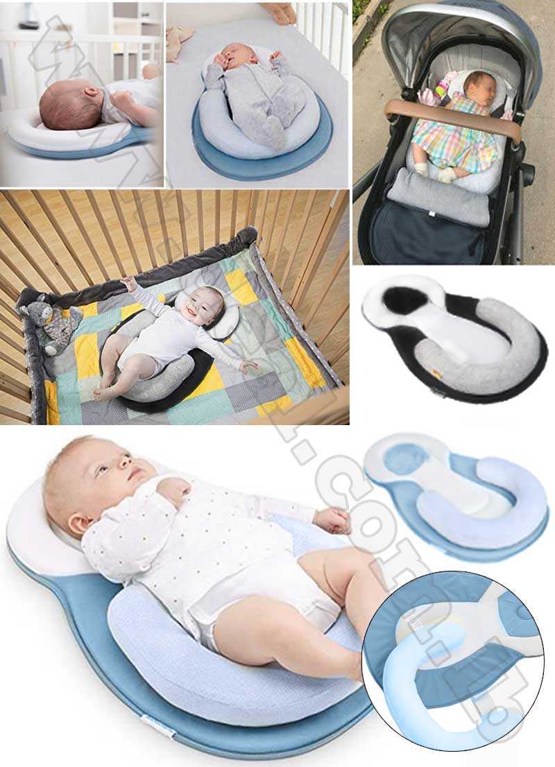 Infant Newborn Baby Pillow Cushion Prevent Flat Head Sleep Nest