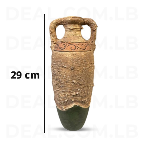1Pcs+Ceramic+Hand+Made+Vase+Double+Handle+Engraving+%26+Pottery+Design