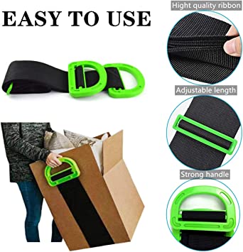 Clever Carry Lifting Moving Strap Furniture Carrying Belt Heavy