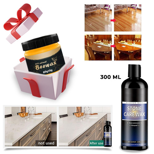 Combo+Offer+Wood+Seasoning+Beeswax%2B+Granite+and+Stone+Cleaner+Granit+Cleaning+Solution+with+Waterproof+Polishing+Wax