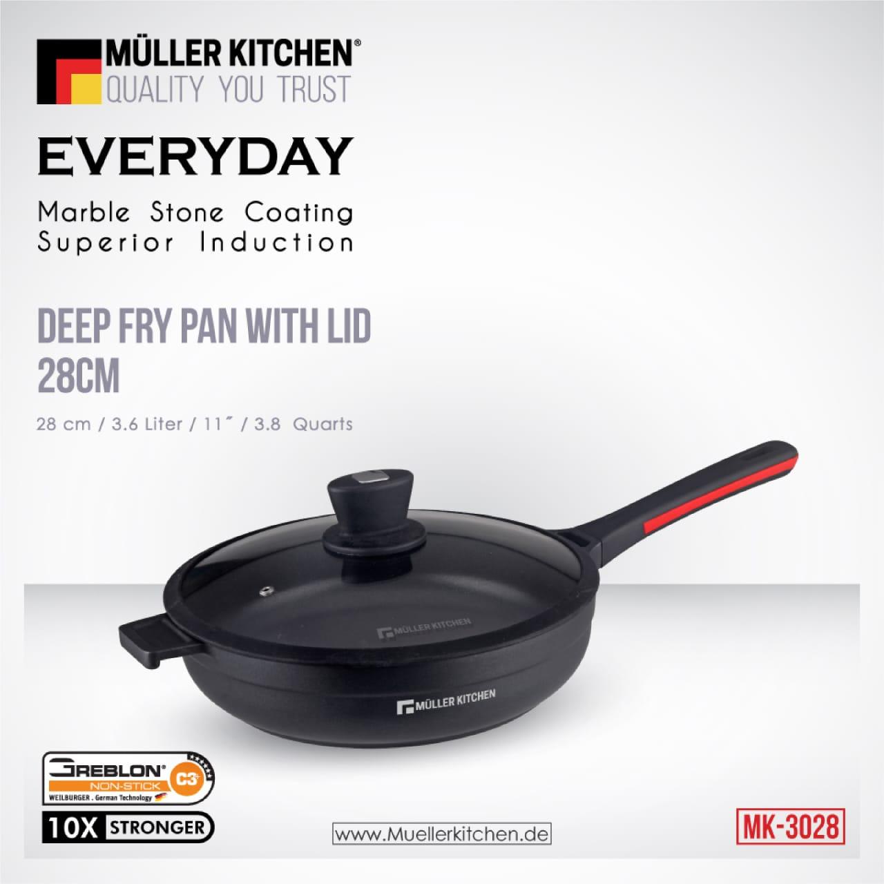 Everyday+28cm+Deep+Fry+Pan+With+Lid