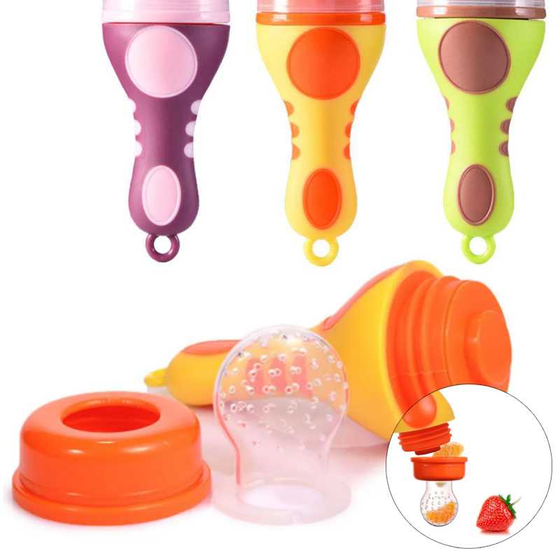 silicone fruit pacifier