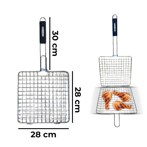 High+Quality+Portable+Folding+Stainless+Steel+Grill+Basket+With+Thick+Handle+%2CChicken+BBQ%2CFish+Grilling+Basket