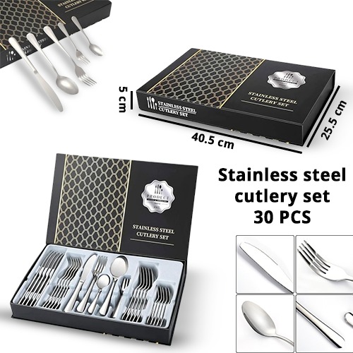 High+Quality+Stainless+Steel+Cutlery+set+of+30Pcs
