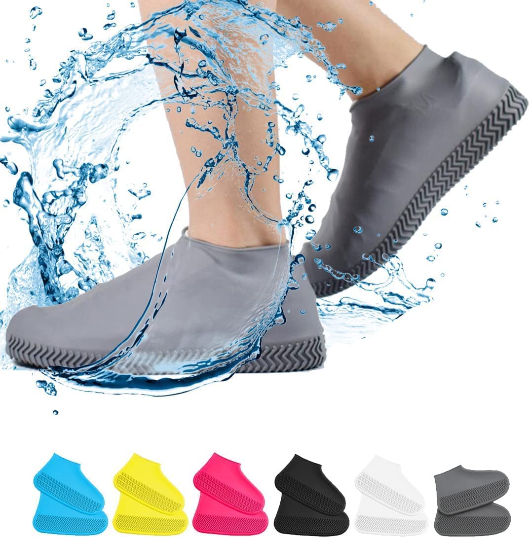 Large+39-44+Silicone+WaterProof+Shoe+Covers+Unisex+Shoes+Protectors+Reusable+Non-Slip+Rain+Boot+Overshoes