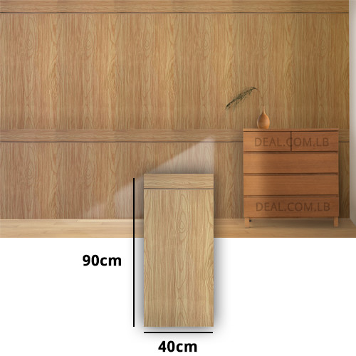 Natural+Wood+Color+Wall+Sticker+Foam+Self+Adhesive+For+Wall+Decor+%2840X90cm%29