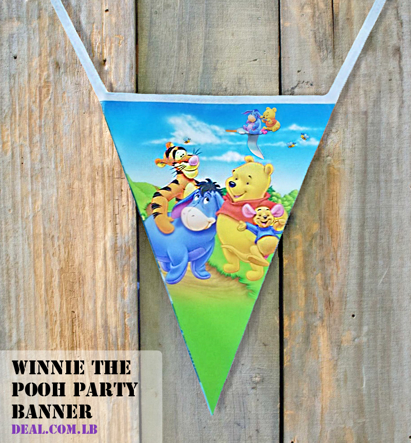 Winnie The Pooh Kids Party Banner