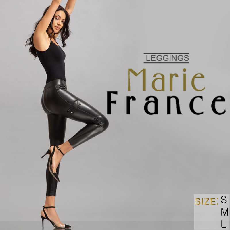 marie france leather leggings