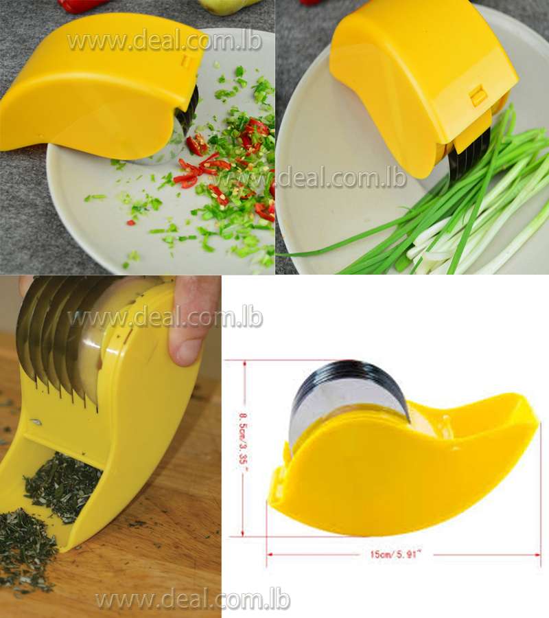 6 blades herb mincer
