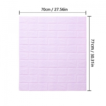 Light+Purple+color+Brick+Wall+Sticker+Self+70x77cm+PE+Foam+Wallpaper+Antibacterial+DIY+Stone+Brick+Wall+Decals+For+Living+Room+Kids+Bedroom+Self+Adhesive+Home+Decor