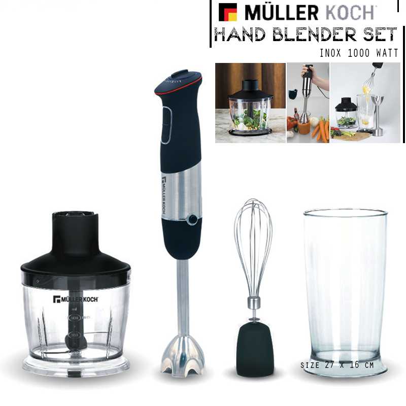 Muller Koch Hand Blender Set INOX 1000W