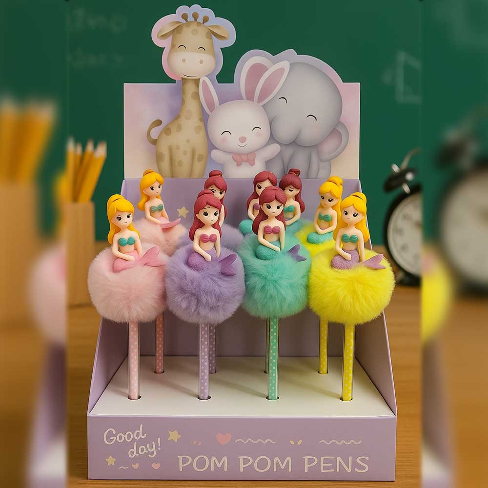 1 Pc Mermaid Pen with Soft Cap
