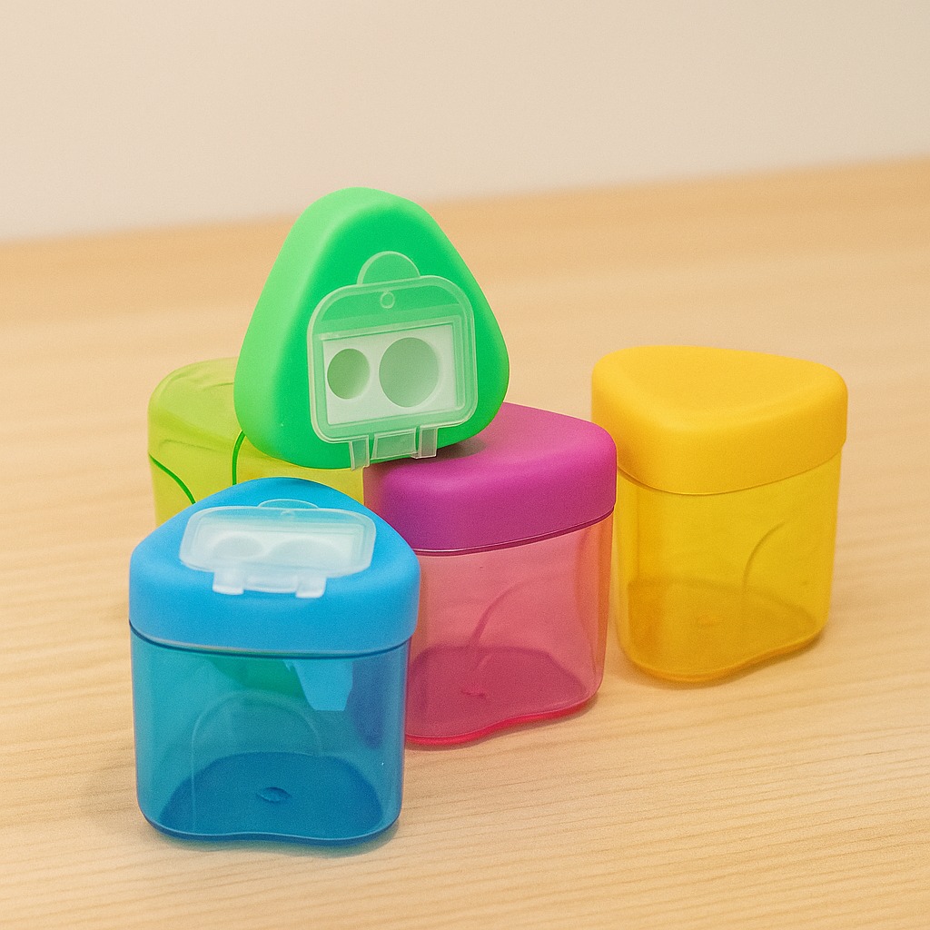 1 Pc Pencil Sharpener,2 in 1 Office Pencil Sharpener