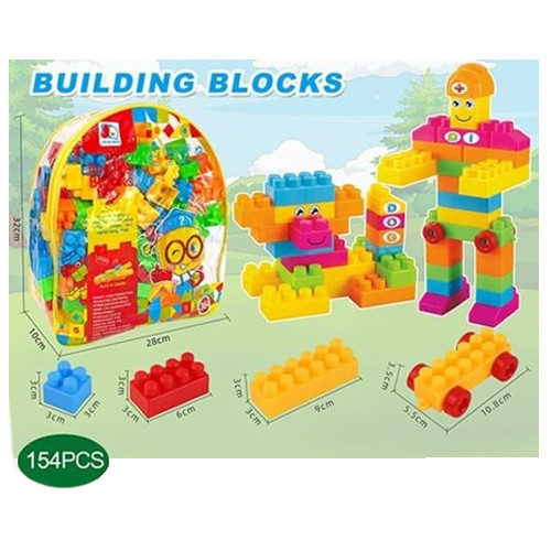 154Pcs Building Blocks Set