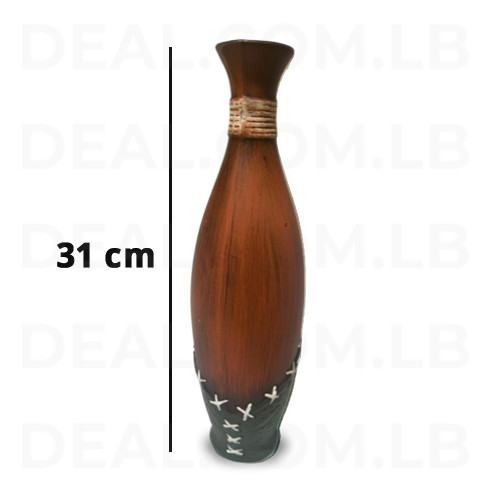 1Pcs Ceramic Hand Made Vase Engraving Design