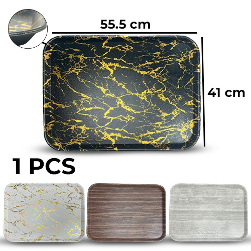 1Pcs High Quality Thick Plastic Rectangular Serving Tray 55.5x41cm