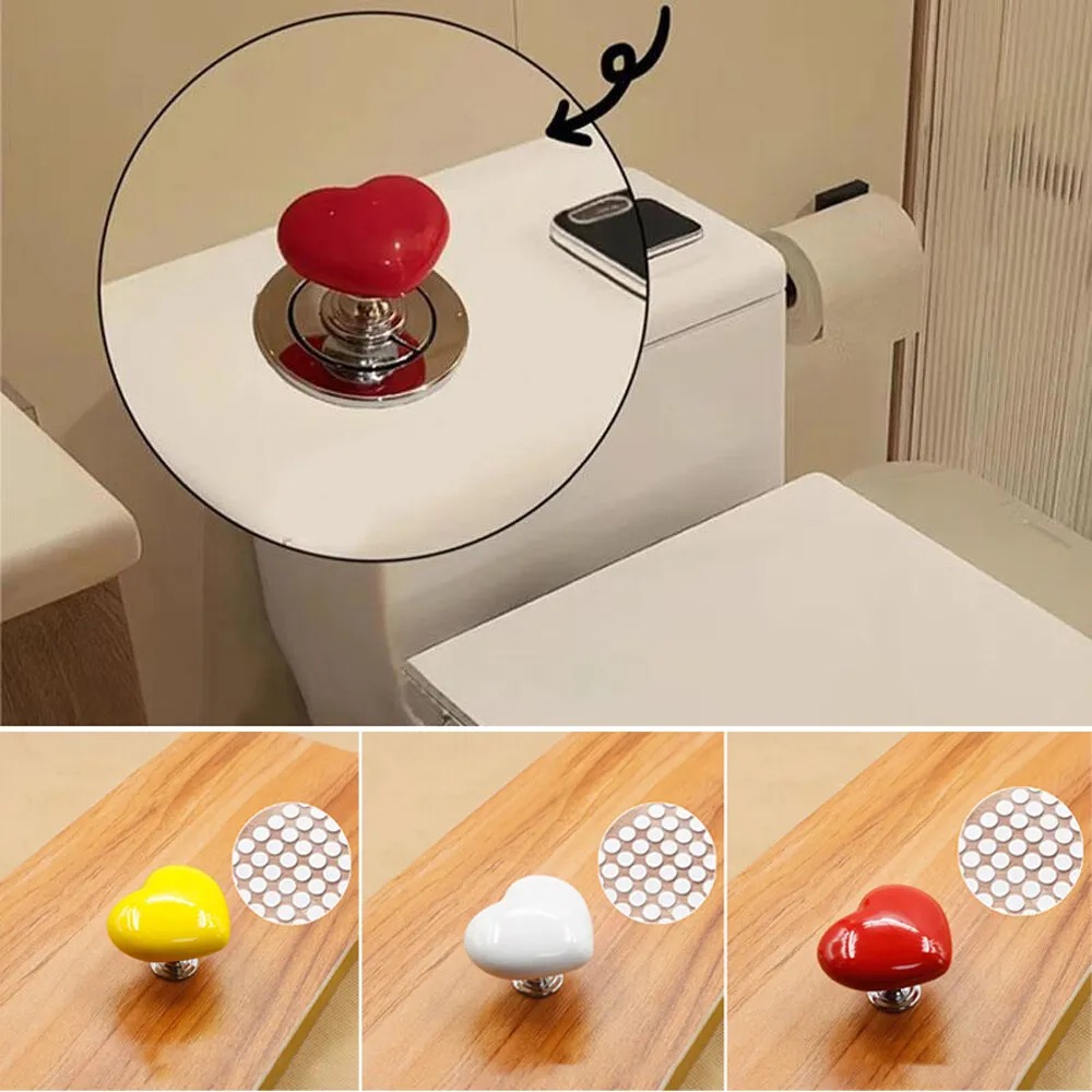 1pcs+Cabinet+Drawer+Knob+Ceramic+Handle+Novelty+Heart+Creative+Shape+For+Home+Apartment+Hotel+Building+Furniture+Wardrobe+Pull+Door