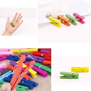 20Pcs Plastic Clothes Pegs