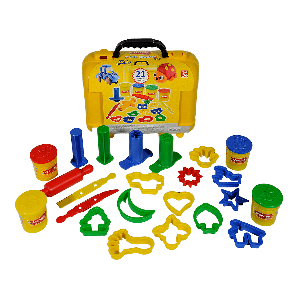 21 Heroes Play Dough Set with Bag