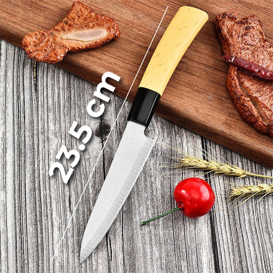 23cm Wooden Handle Stainless Steel Kitchen Knife, For Restaurant,Home Kitchen
