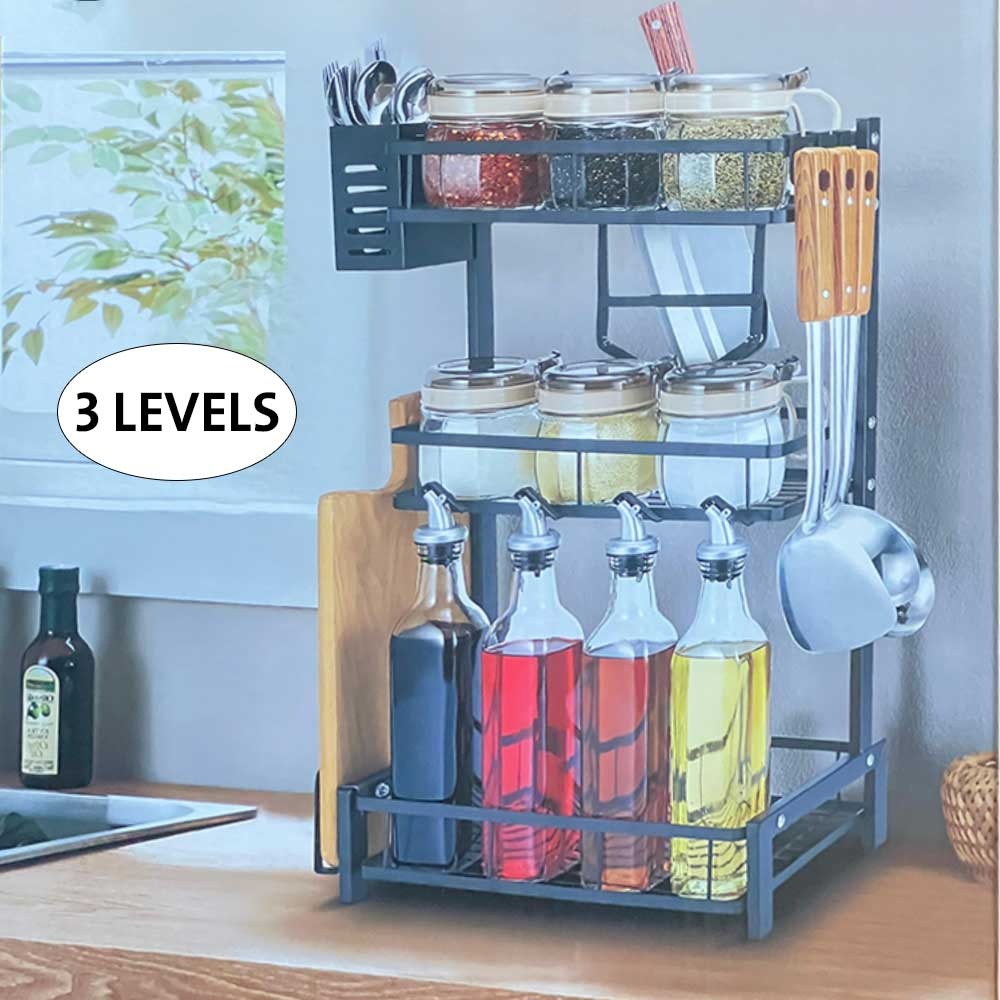 3 Level Multifunction Storage Rack,High Quality Steel Storage Rack