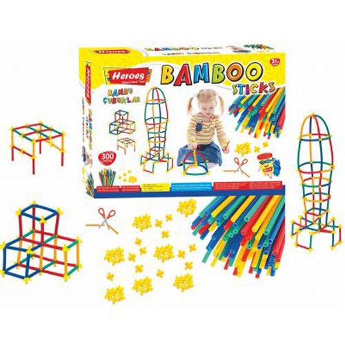 300 PCS Heroes game set Bamboo sticks