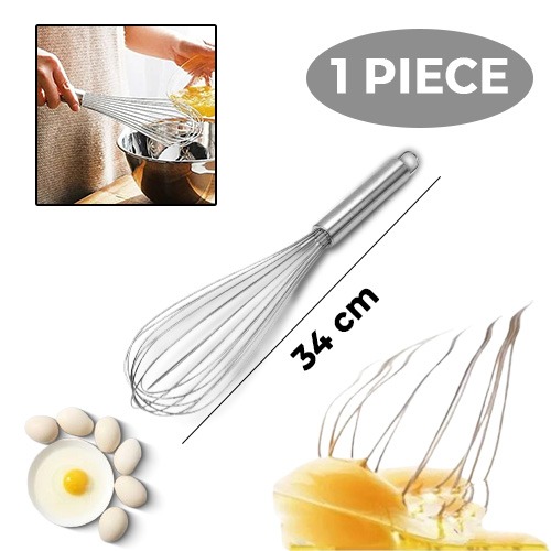 34cm Stainless Steel Whisk