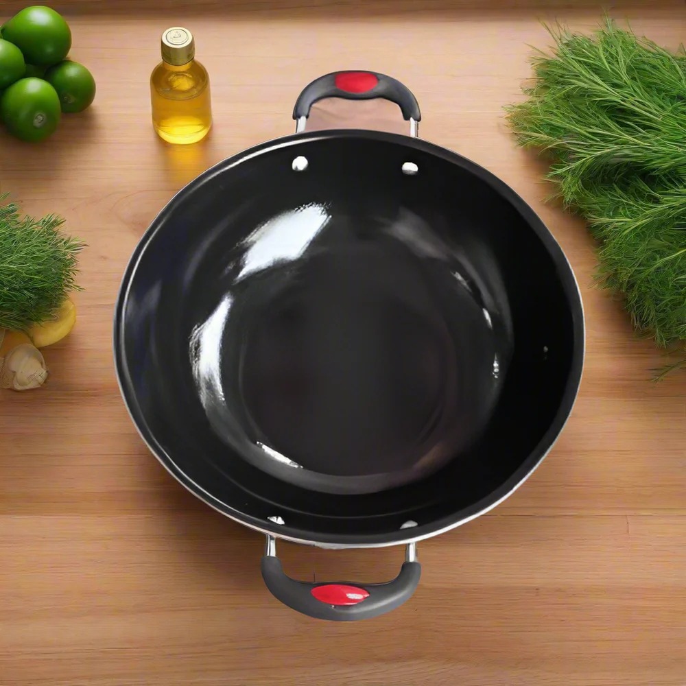 36cm Non-stick Iron Frying Pan With Double Handles
