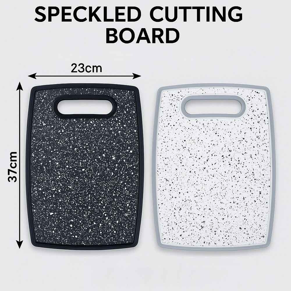 37x23cm Kitchen Cutting Board Plastic Cutting Board Speckled Marble Effect