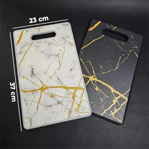 37x23cm Plastic Cutting Board Kitchen Cutting Board Marble Design