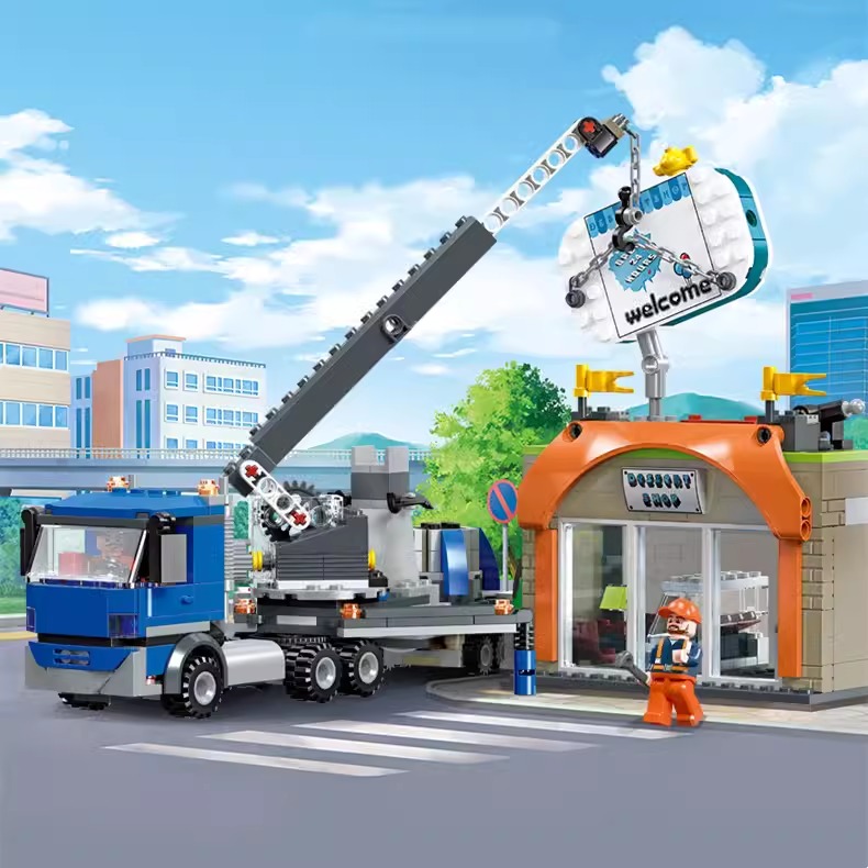 449 Pcs City Global Lego,Kids Toy