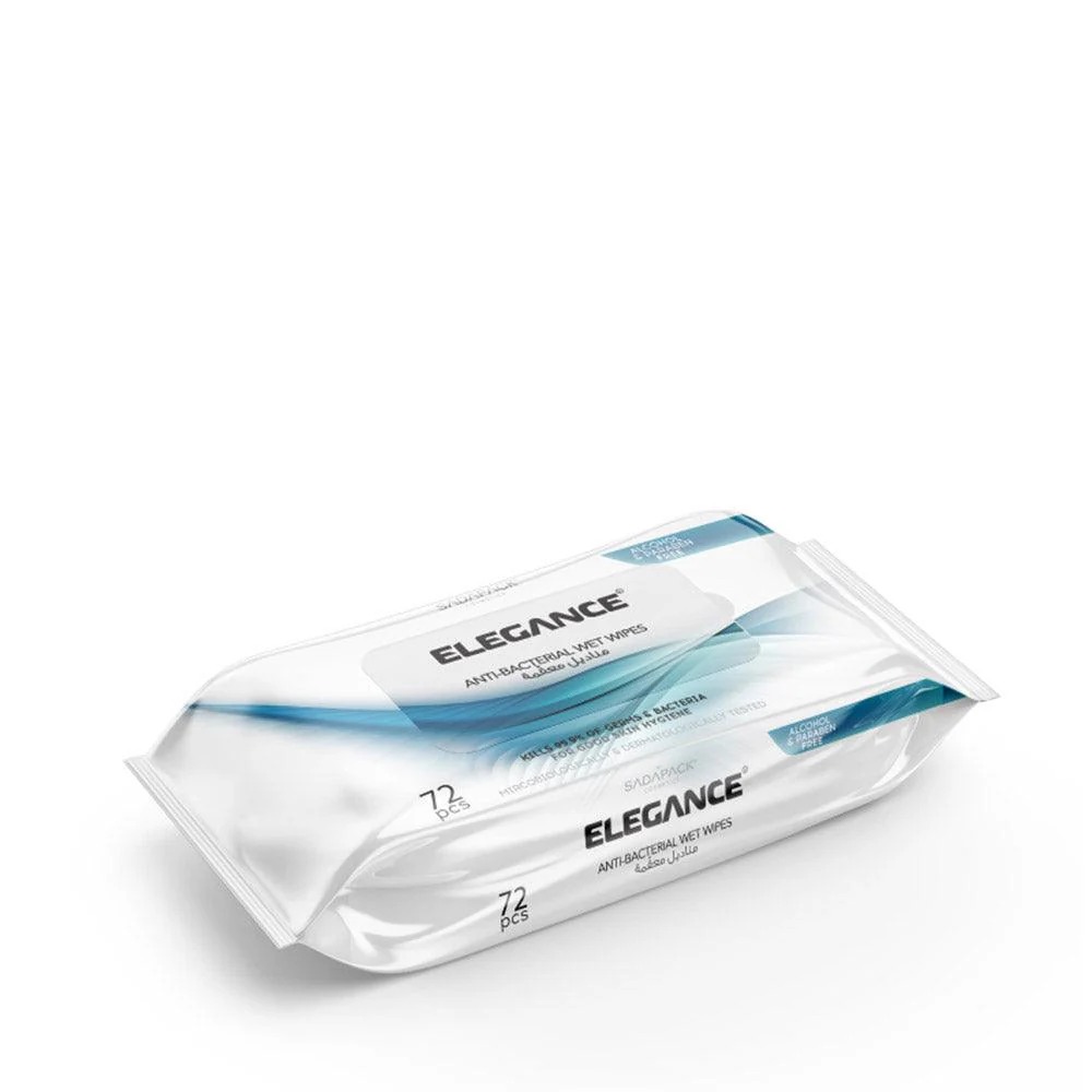 72 Pcs Elegance Anti-Bacterial Wet Wipes