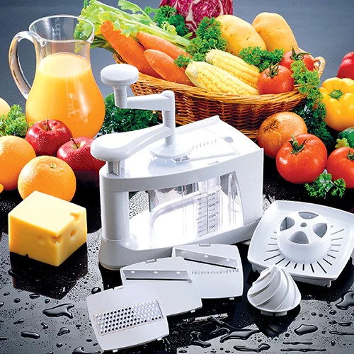 8+in+1+spiralizer+Multi+Slicing+Grater