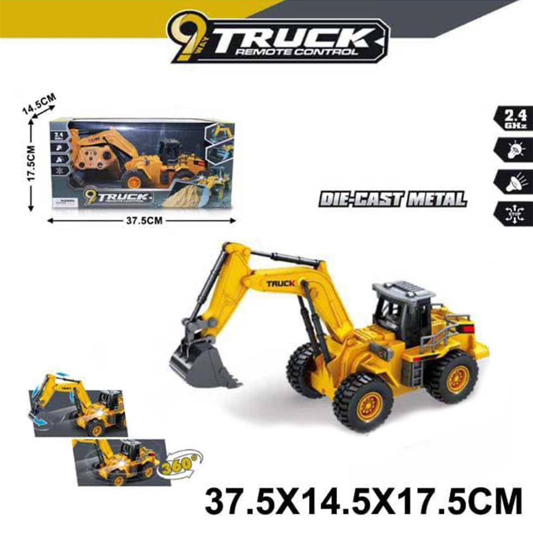 9 Way Remote Control Truck.Die-Cast Metal Truck