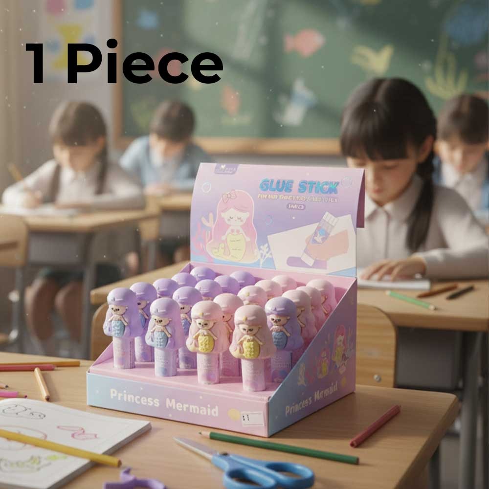 9G Little Mermaid Fun and Practical Glue Stick Strong Adhesive