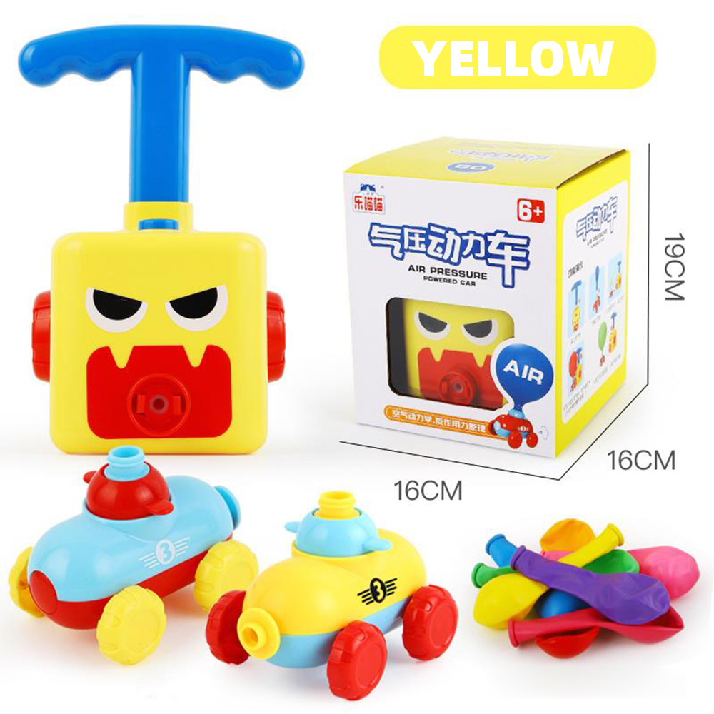 Air Pressure Balloon Powered Car Cute Characters