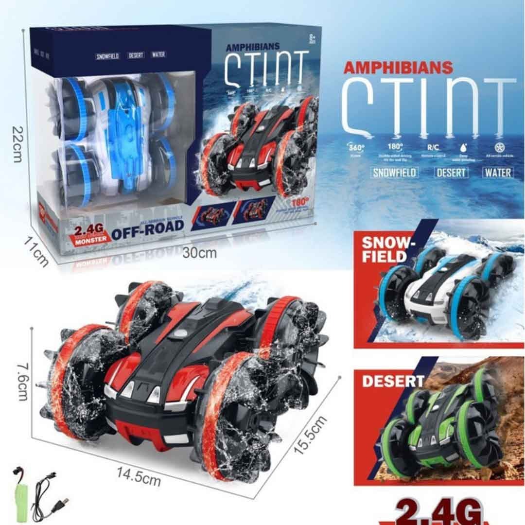 Amphibians Remote Control Car,STUNT All-Terrain Vegicle Amphibians off-Road