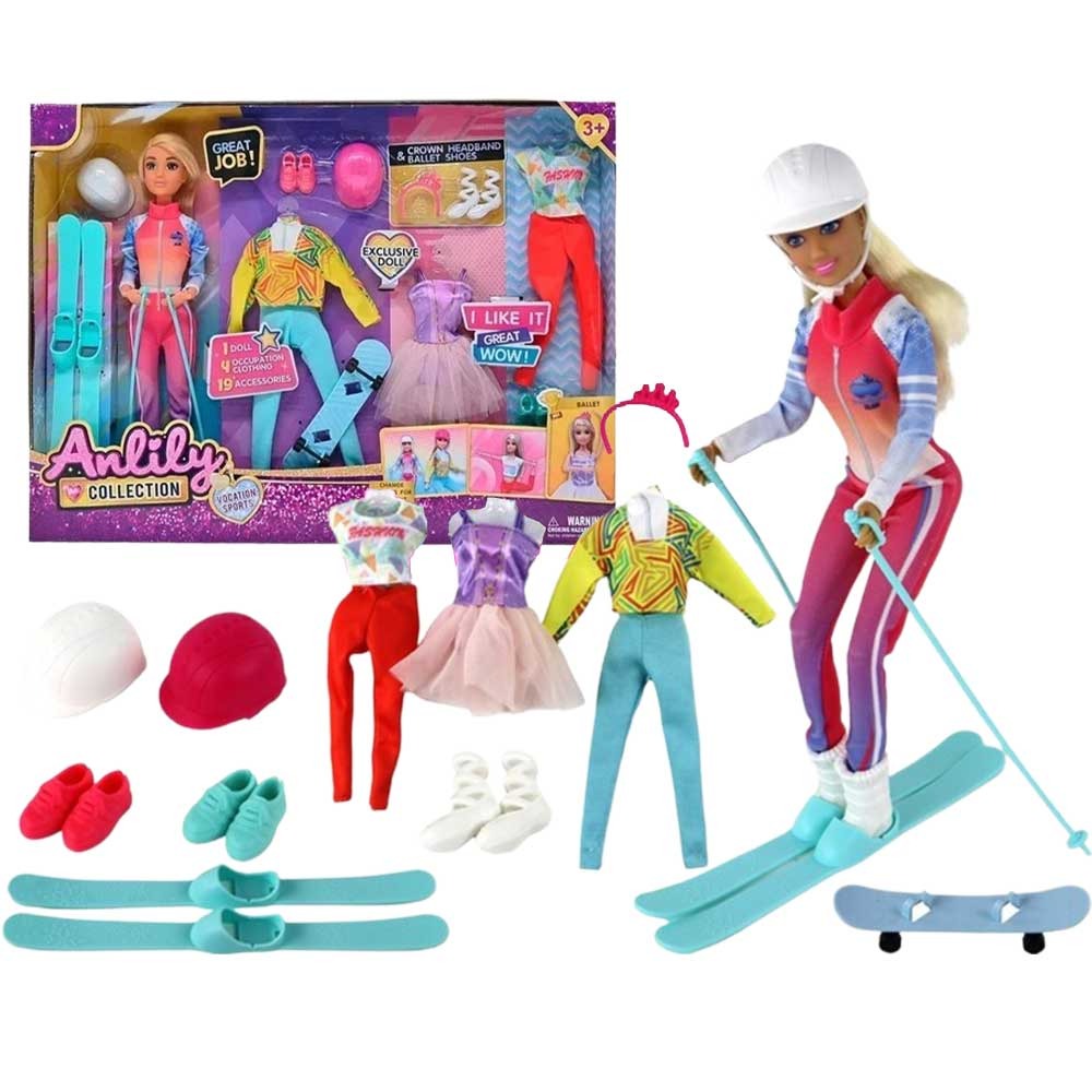 Anlily Collection Vacation Sports Doll Set