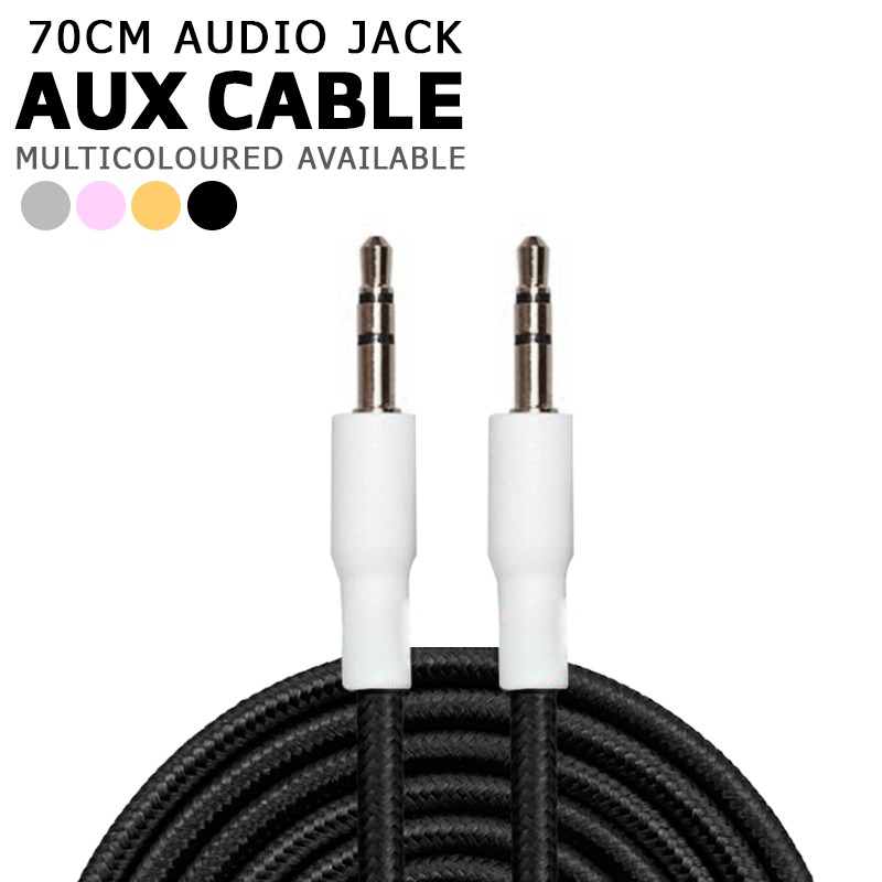 Audio+Cable+Car+Aux+Cable+70cm