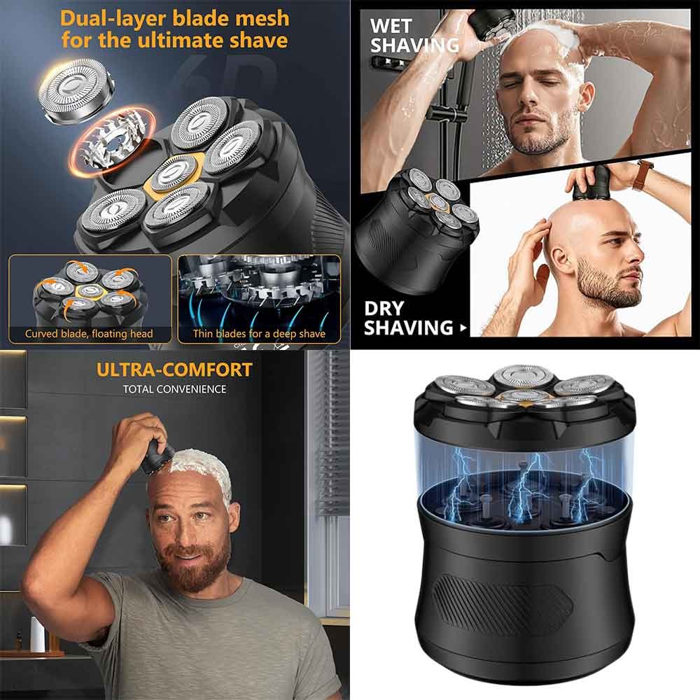 ماكينة حلاقة Head Shaver 7D – IPX7