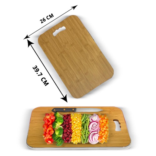 Bamboo wooden cutting board medium size