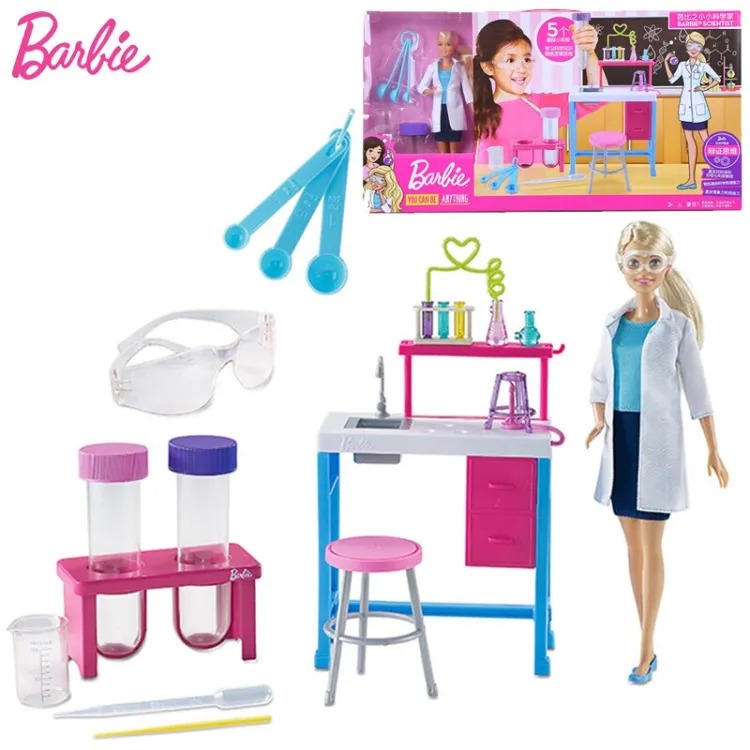 Barbie+Scientist+Playset+GBF78