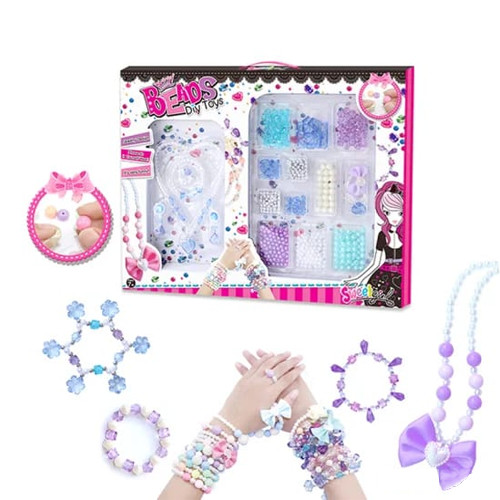 Beads+Jewelry+Making+Kit+Set+For+Kids+Girl