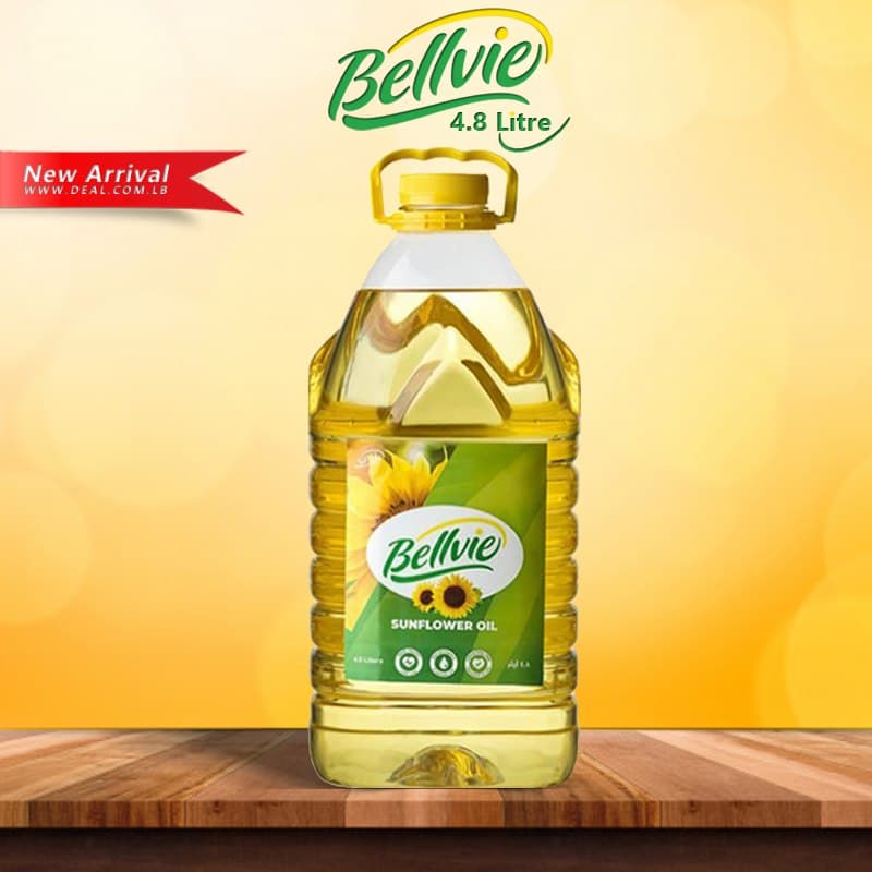 Bellvie Refined Sunflower OIL 4.8L