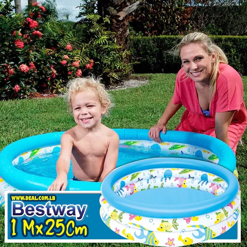 Bestway+inflatable+paddling+pool+102cm+%2A25cm