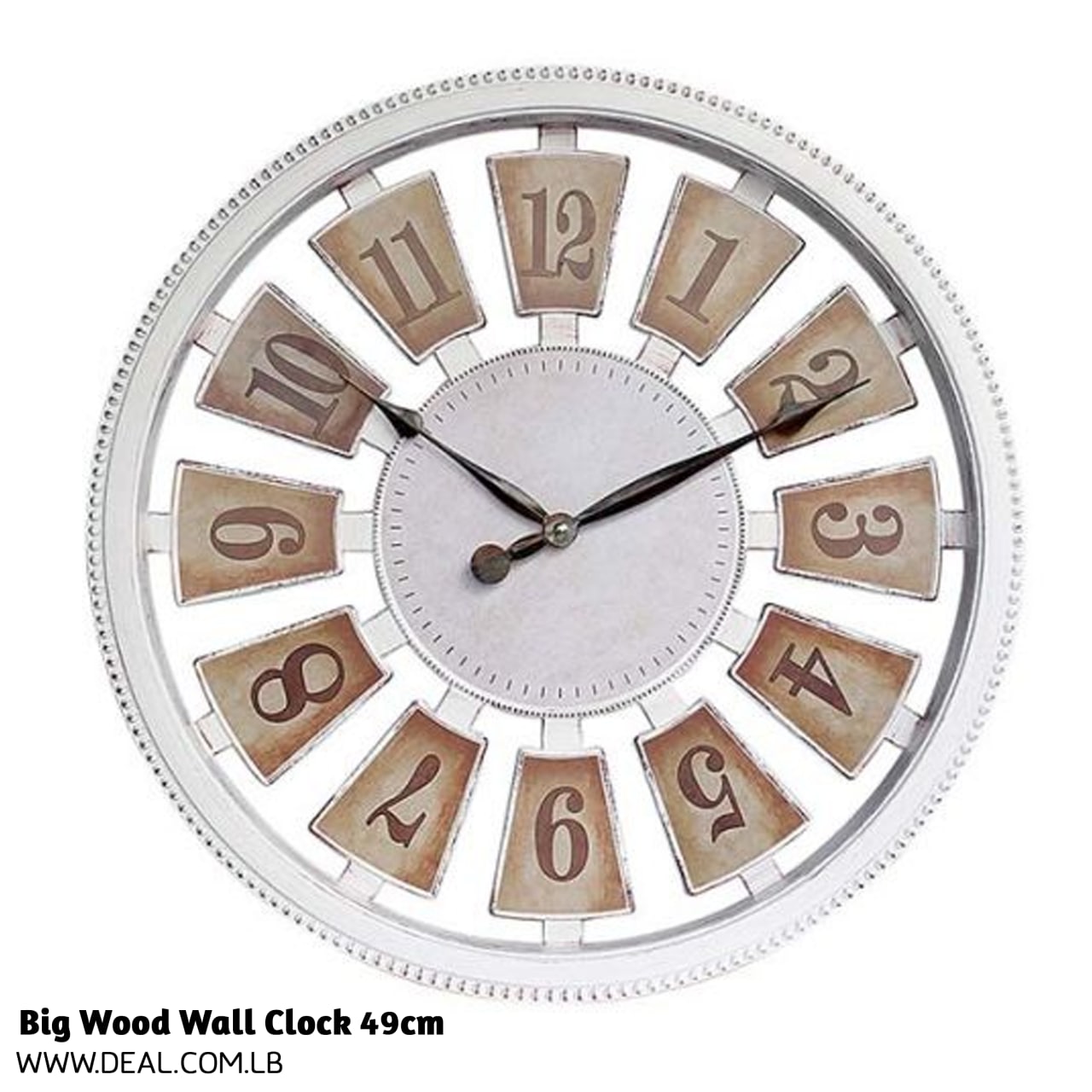 Big Wood Wall Clock 49cm