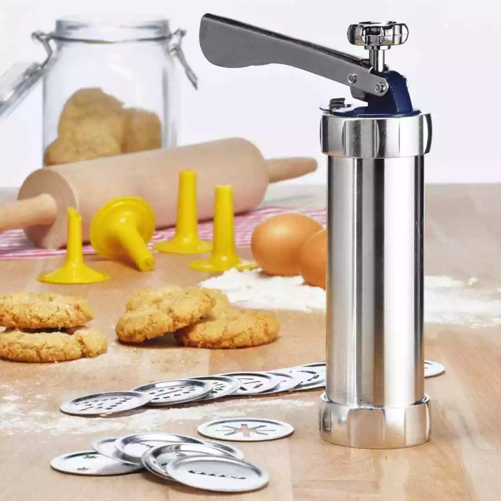 Biscuit Maker - Cookie Press Kit Machine Cake Making Decorating Presses Icing Decorator