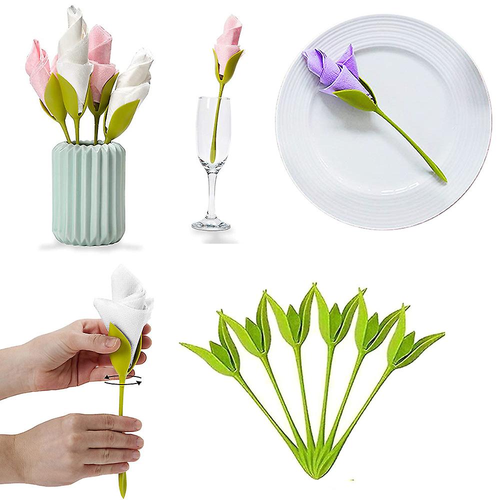 4Pcs+Bloom+Napkin+Holders