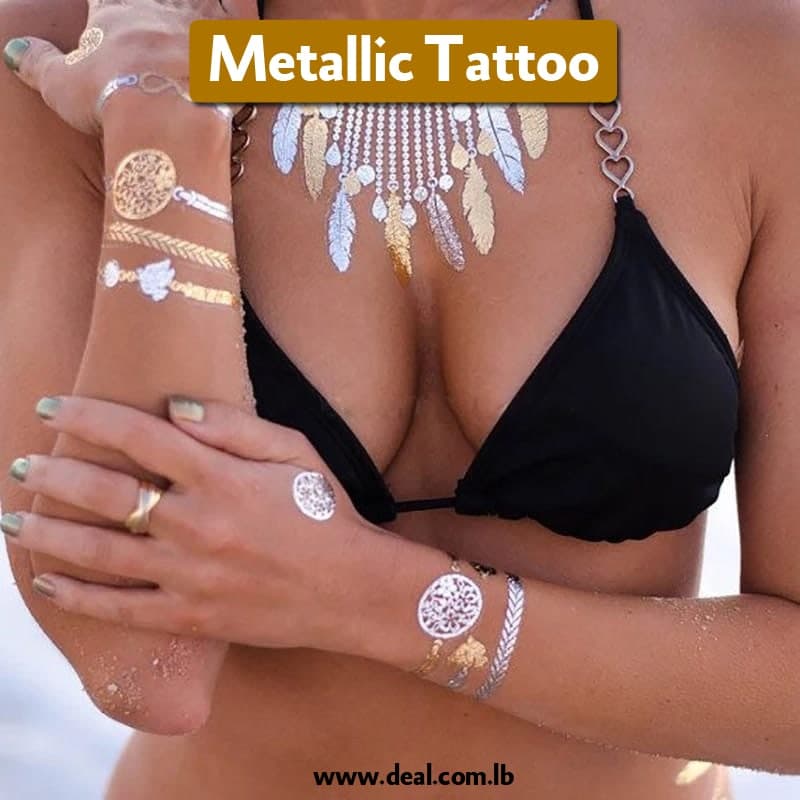Body Metallic Luster Tattoo