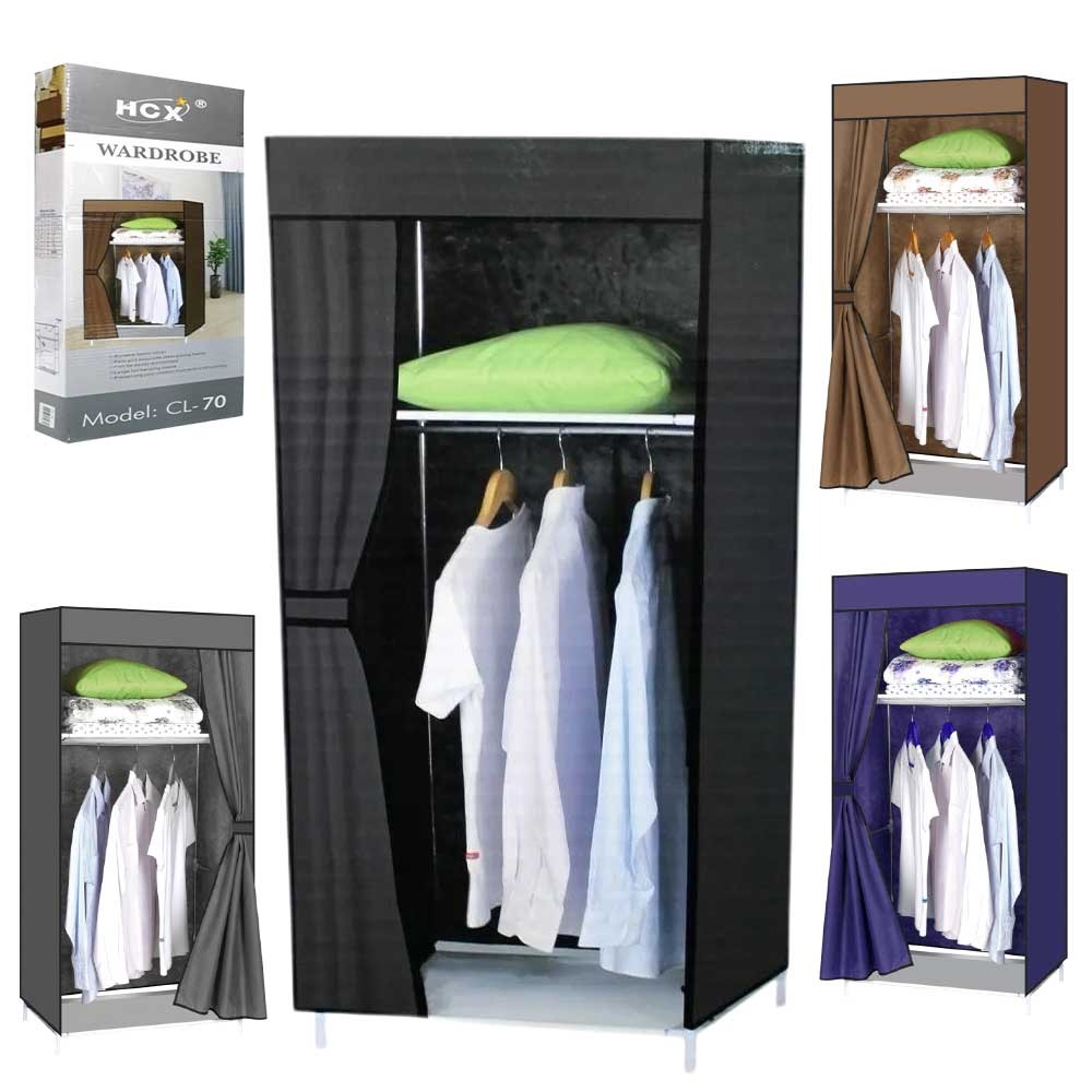 CL-70 Clothes Wardrobe with Fabric Cover